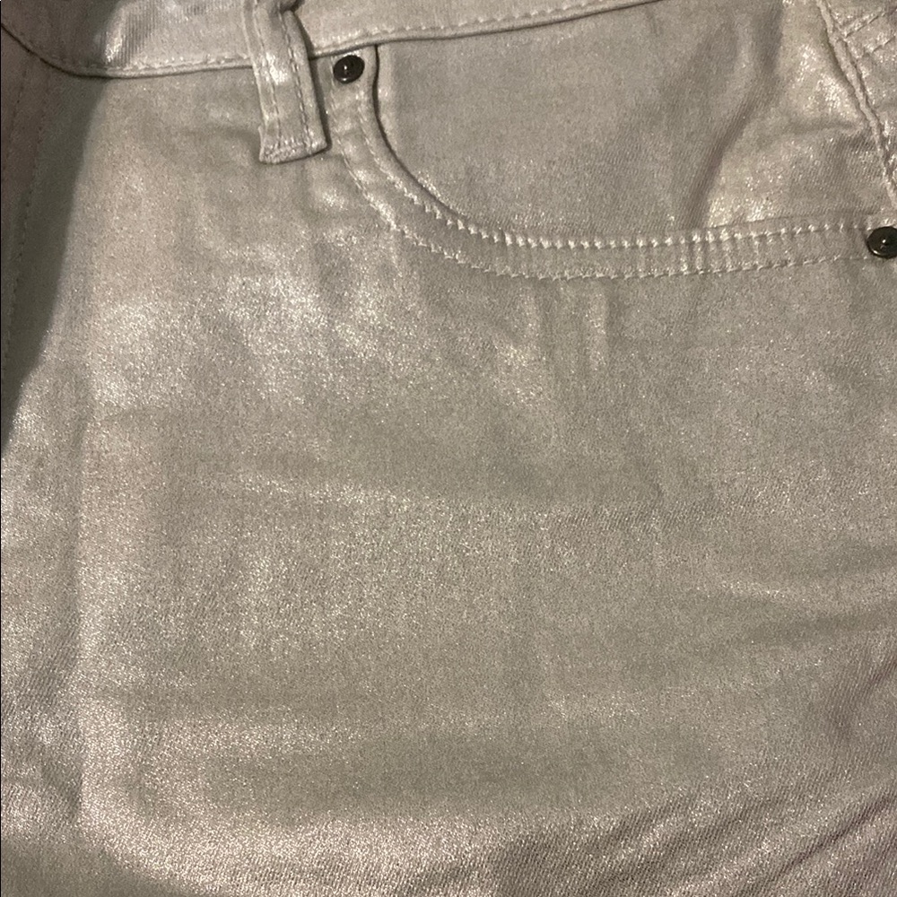 Kut from the Kloth Shimmering Silver Pants - Picture 2 of 8
